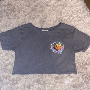 Billabong cropped surfer tee